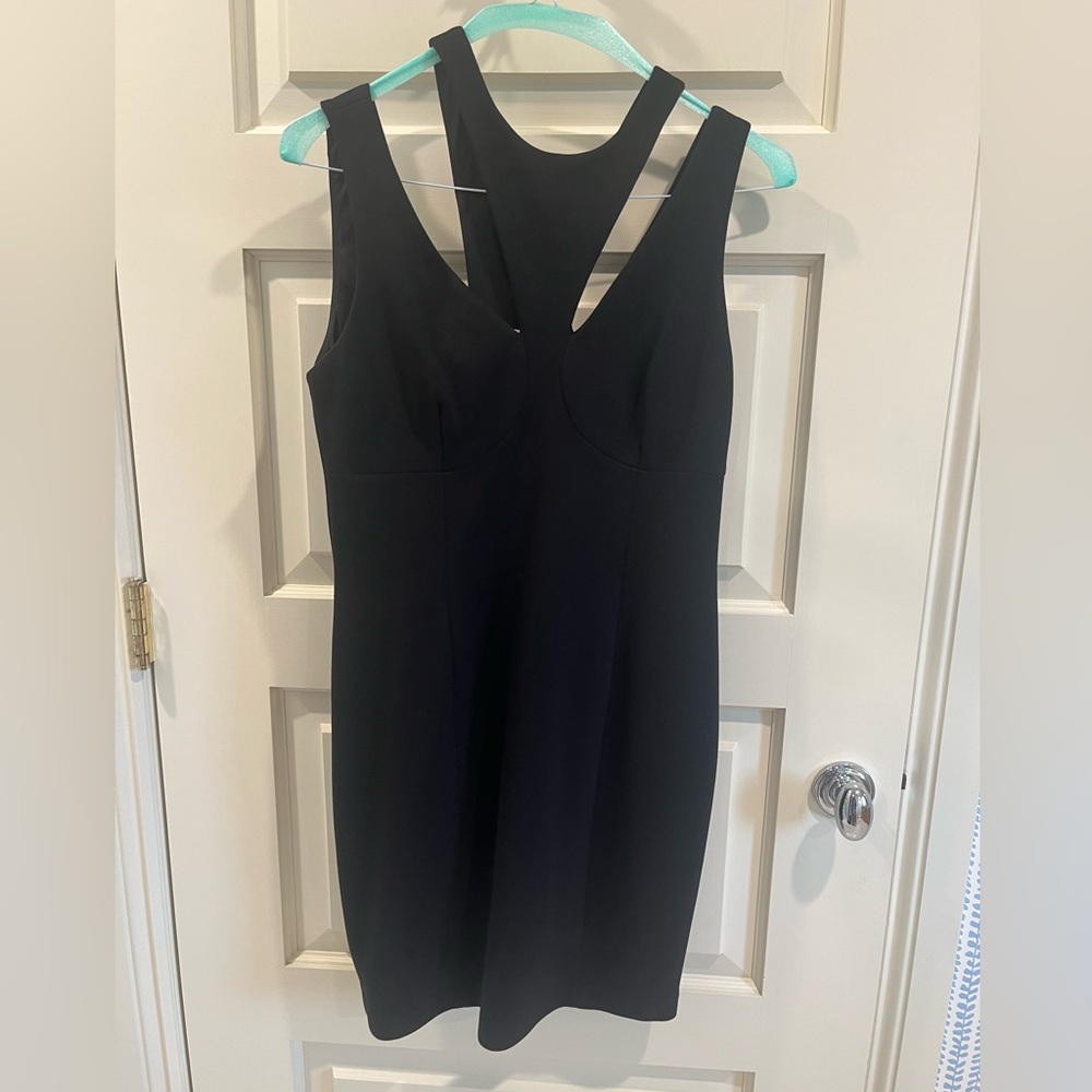 Bailey 44 cutout neck black dress